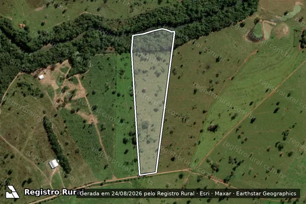 Imagem de satélite de Fazenda São Sebastião - Parte 6 em Bonito - MS