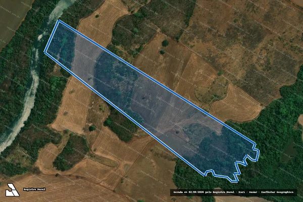 Imagem de satélite de FAZENDA ILHA DO RETIRO - Gleba 02 em Goiatuba - GO