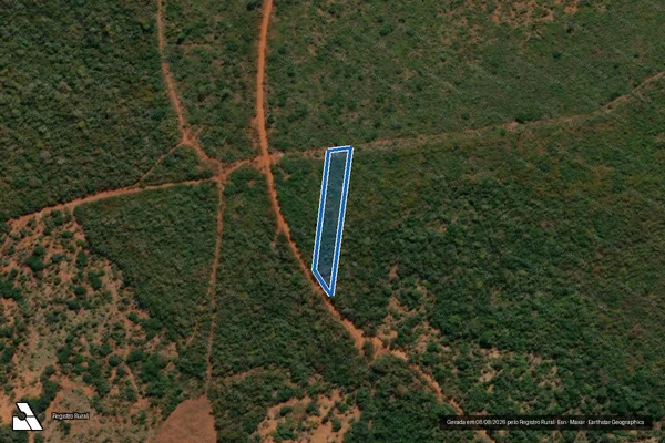 Imagem de satélite de FAZENDA GALHEIROS  - GLEBA "C" em Rio Pardo de Minas - MG