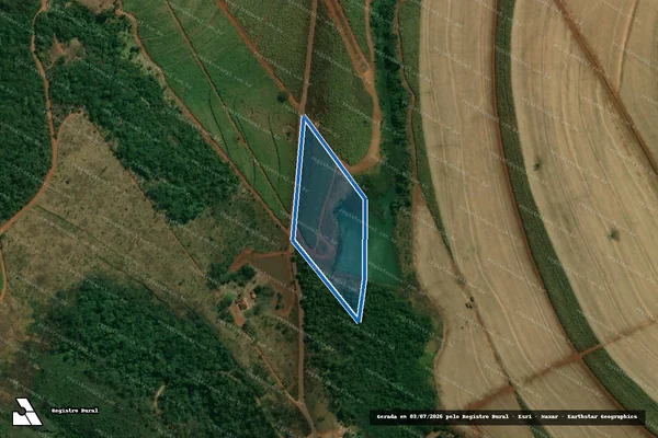 Imagem de satélite de Fazenda Nossa Senhora Aparecida em Patrocínio Paulista - SP