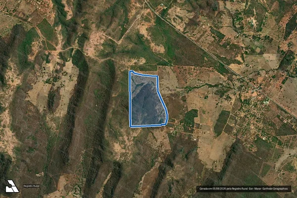 Imagem de satélite de FAZENDA REBENTÃO DOS FERROS/SUMIDOURO/BAIXÃO - Parte 2 em Montes Claros - MG