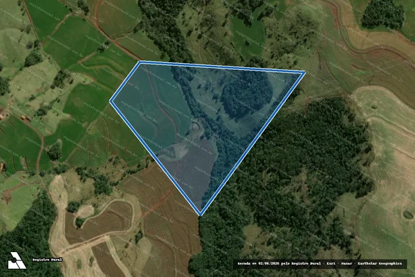Imagem de satélite de Lote Rural n.º 46-A-2, Gleba 05, Colônia "A" Cascavel - Lote Rural n. 46-A-2 em Corbélia - PR