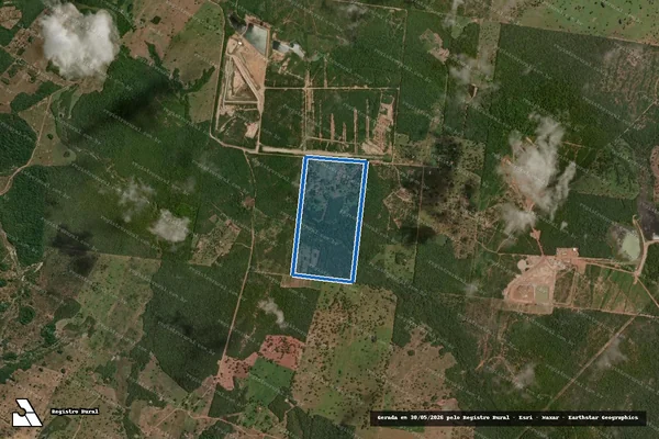 Imagem de satélite de FAZENDA MACACO - Parte 9 em Nossa Senhora do Livramento - MT