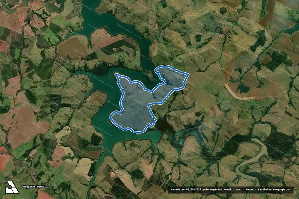 Imagem de satélite de Fazenda Santa Helena - Parte 1 em Passos - MG