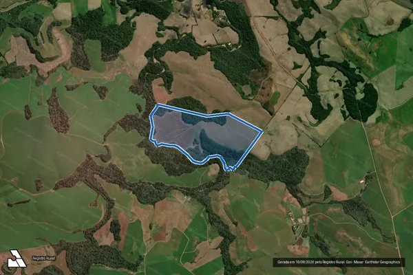 Imagem de satélite de FAZENDA BOA VISTA - Gleba A5 em Sananduva - RS