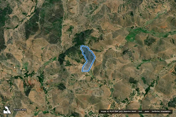 Imagem de satélite de SITIO PALMEIRAS - 001 em Capitão Andrade - MG