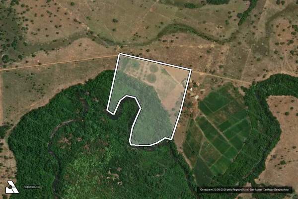 Imagem de satélite de Fazenda Boa Esperança - Parte 1 em Palmeirante - TO