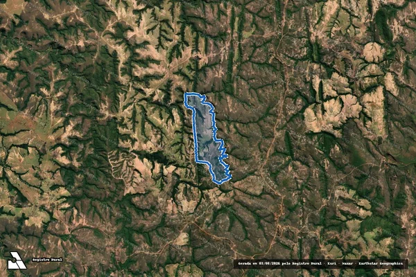 Imagem de satélite de Fazenda Gentio e Tatu - PARCELA 02 em Tiros - MG
