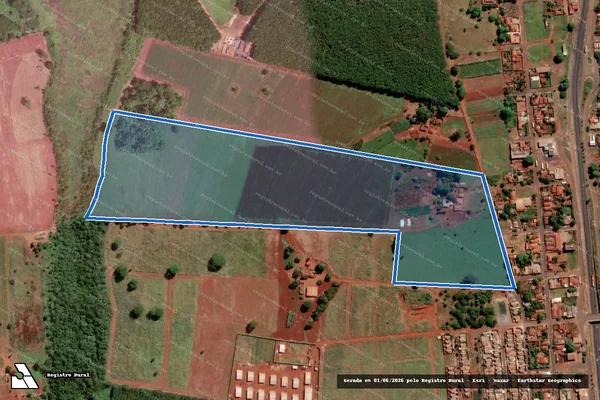 Imagem de satélite de Fazenda Angolinha - Parcela 1 em Colômbia - SP