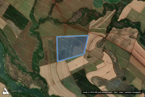 Imagem de satélite de Fazenda Cocho do Feijão - Gleba A em Morro Agudo - SP