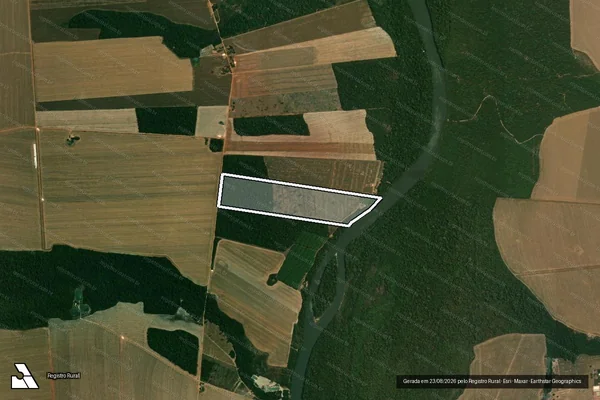 Imagem de satélite de Lote 07 - Parte 1 em Nova Maringá - MT