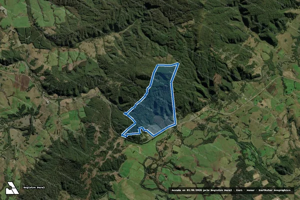 Imagem de satélite de FAZENDA SANTA CLARA - Lote 01 em Bom Retiro - SC