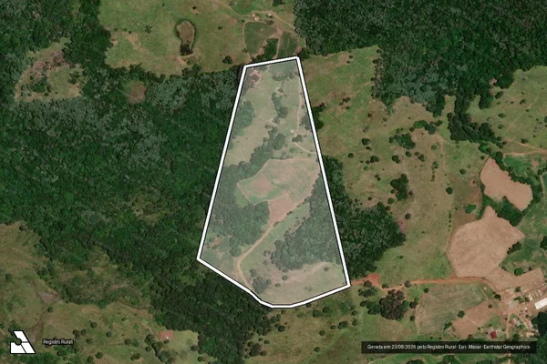 Imagem de satélite de Sitio Marmeleiro - Única em Vargem - SC