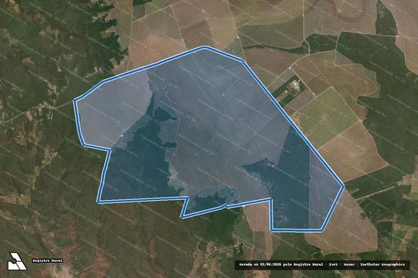 Imagem de satélite de FAZENDA CATUAÍ CAJUÍ 1 - GLEBA B em São Bernardo - MA