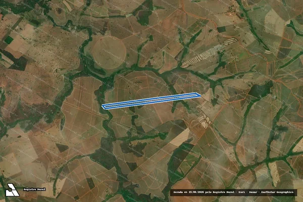 Imagem de satélite de Fazenda Itoyama - Iossio Marimoto em Palestina - SP