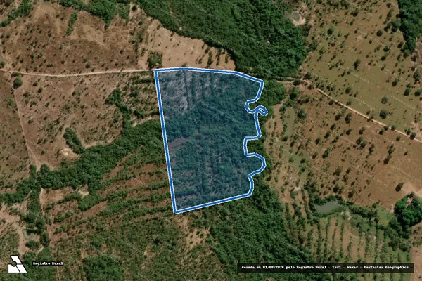 Imagem de satélite de FAZENDA MATA DAS LARANJEIRAS - LOTE 04 - GLEBA 03 em Crixás - GO