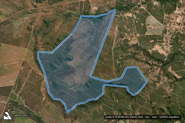 Imagem de satélite de GLEBA RAPADURA  - PARTE 1 em Alto Parnaíba - MA
