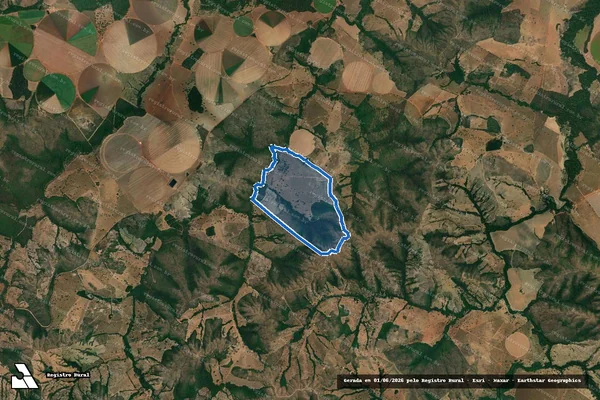 Imagem de satélite de FAZENDA SÃO SEVERINO - Parcela 1 em Guarda-Mor - MG