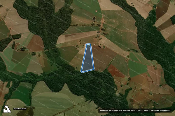 Imagem de satélite de Projeto de Assentamento Dorcelina Folador - LOTE 084 em Ponta Porã - MS