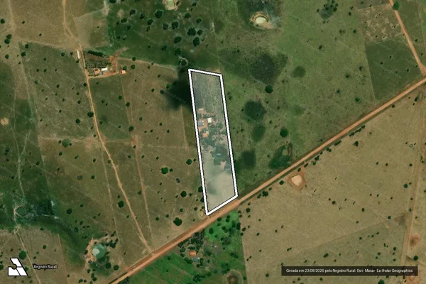 Imagem de satélite de FAZENDA SÃO FRANCISCO II - Parte 1 em Mirassol d'Oeste - MT