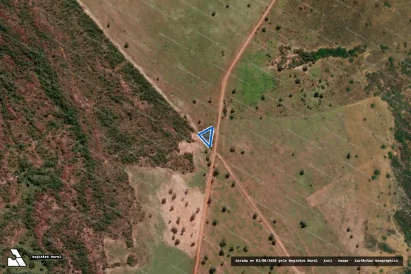 Imagem de satélite de FAZENDA FAUSTINOS - Gleba 02 em Doverlândia - GO