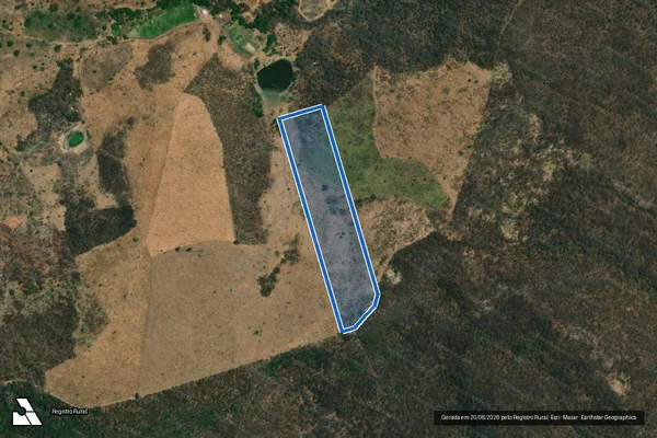 Imagem de satélite de FAZENDA BURACÃO e SAMAMBAIA - LOTE 02A em Jenipapo de Minas - MG