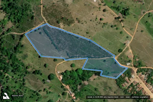 Imagem de satélite de FAZENDA REUNIDAS NOVA AMÉRICA - LOTE 57 em Itamaraju - BA