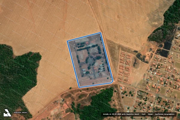 Imagem de satélite de Lote 01, desmembrado da Fazenda Angical  - Parte 4 em Alvorada - TO