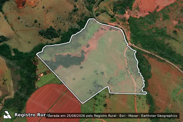 Imagem de satélite de Fazenda Venda - Parcela 1 em São Gotardo - MG
