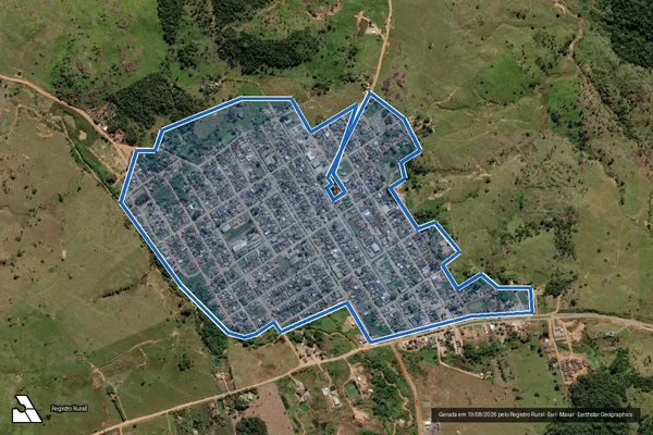 Imagem de satélite de PERIMETRO URBANO MUNICIPAL DE CAMPO NOVO / Parte 1