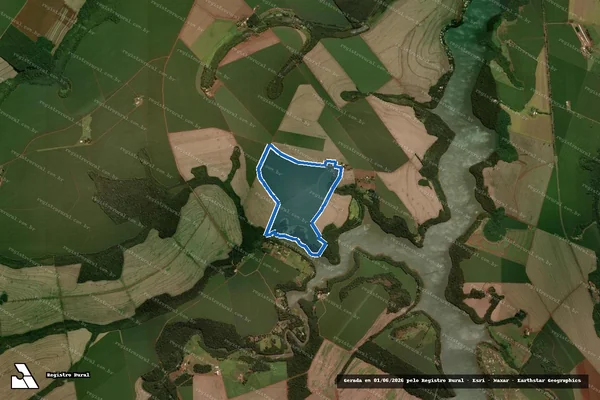 Imagem de satélite de LOTE DE TERRAS Nº 900-X-2 - LOTE 900-X-2 em Campo Mourão - PR