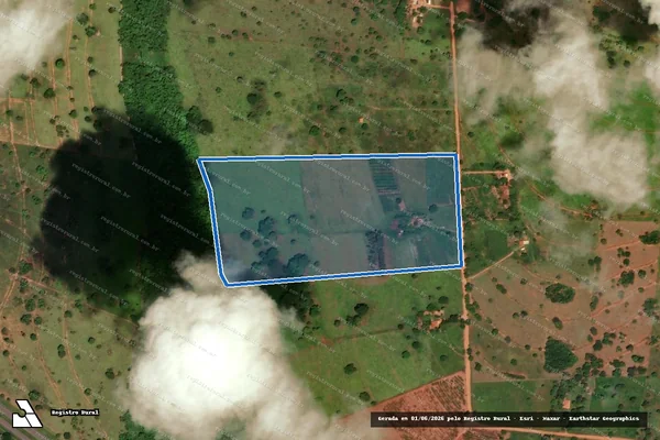 Imagem de satélite de Projeto de Assentamento Celso Furtado - Lote 63 - Parte 1 em Castilho - SP