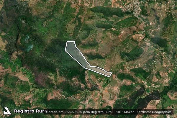 Imagem de satélite de FAZENDA JERUSALEM - 001 em Governador Valadares - MG