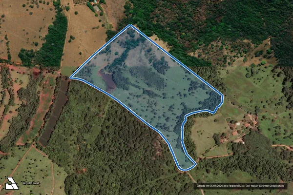 Imagem de satélite de SERRA NEGRA QUINHÃO 3 - Parte 1 em Esmeraldas - MG