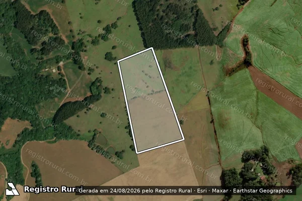Imagem de satélite de - Posse em Erval Velho - SC