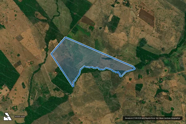 Imagem de satélite de FAZENDA SÃO LUCAS - LT. 02 - PARTE 1 em Porto Franco - MA
