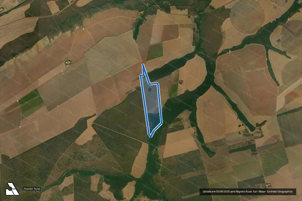 Imagem de satélite de FAZENDA DO BARÃO em Chapada dos Guimarães - MT