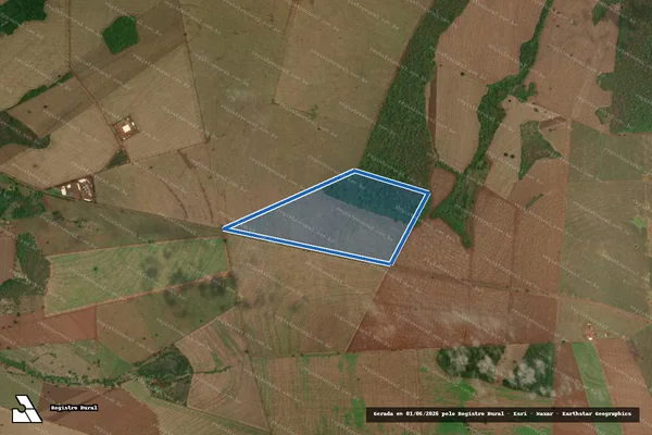 Imagem de satélite de FAZENDA PONTE ALTA DE PADRE DONIZETTI - 001 em Capinópolis - MG