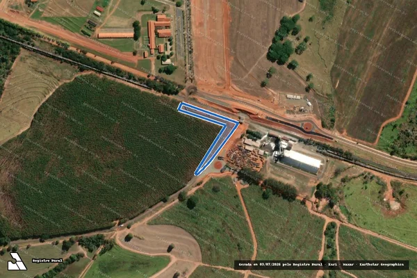 Imagem de satélite de SÍTIO NOSSA SENHORA DO JAGORA - Gleba A1B em Fernandópolis - SP