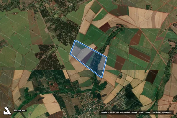 Imagem de satélite de FAZENDA SÃO GERALDO - Parte 1 em Jardinópolis - SP