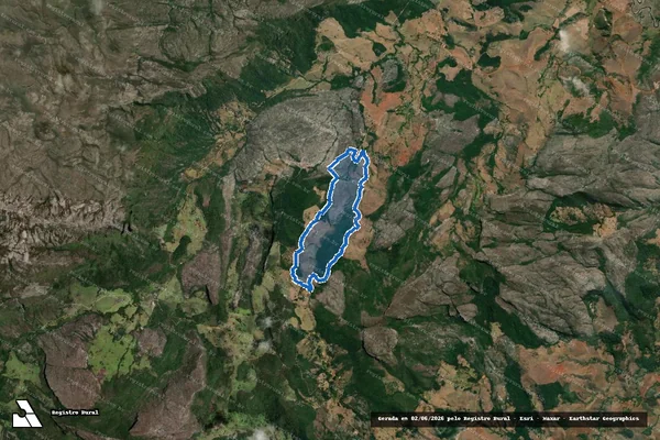 Imagem de satélite de Gentio  - Gentio em Itambé do Mato Dentro - MG