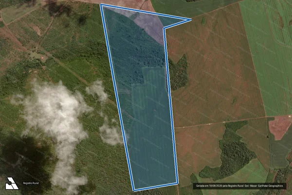 Imagem de satélite de PARTE DO LOTE 31 DO LOTEAMENTO BELA VISTA - Parte 1 em Santa Maria do Tocantins - TO