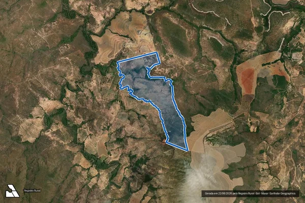 Imagem de satélite de FAZENDA FORMOSO - DEN. MONTE ALEGRE - Gleba 05 em Formoso - MG