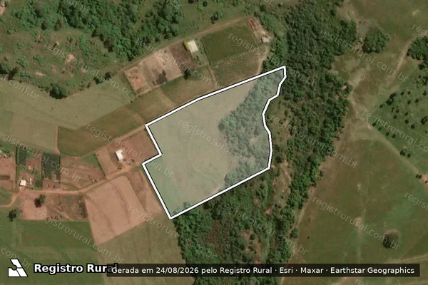 Imagem de satélite de Lote rural B-2/B-1 - A em Ivaté - PR