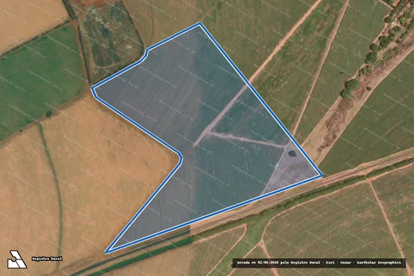 Imagem de satélite de Fazenda Ibiuna em Olímpia - SP