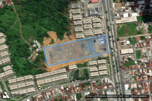 Imagem de satélite de Fazenda Tupy Parte 2 - ÁREA  02A em Abreu e Lima - PE