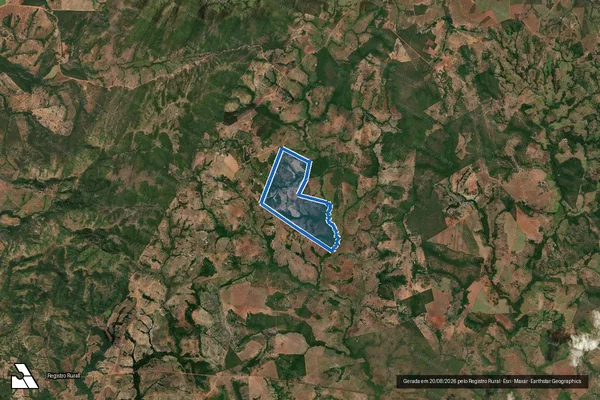 Imagem de satélite de FAZENDA SANTA MARIA - Parte 1 em Porangatu - GO