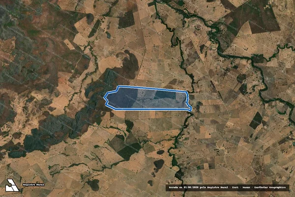 Imagem de satélite de FAZENDA BOM PASTOR - 001 em Arraias - TO