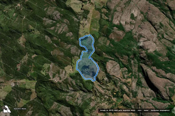 Imagem de satélite de FAZENDA CAMPO GRANDE - Parte 1 em Serro - MG