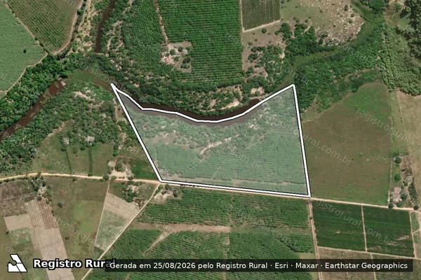Imagem de satélite de Estância Capitão  - Parte 1 em Pinheiros - ES